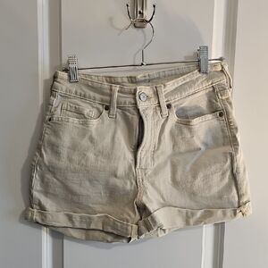Old Navy Cream Jean Shorts
